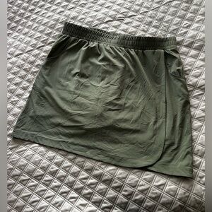 T by Talbots Olive Green Athletic Skort - Size 1X